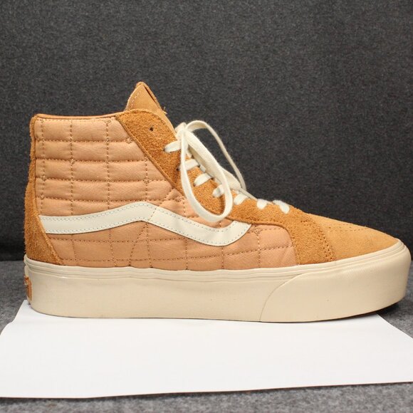 VANS X JOE FRESH GOODS SK8 HI Reissue JFG Camel Platform Shoes Mens Size 12 - Picture 6 of 12